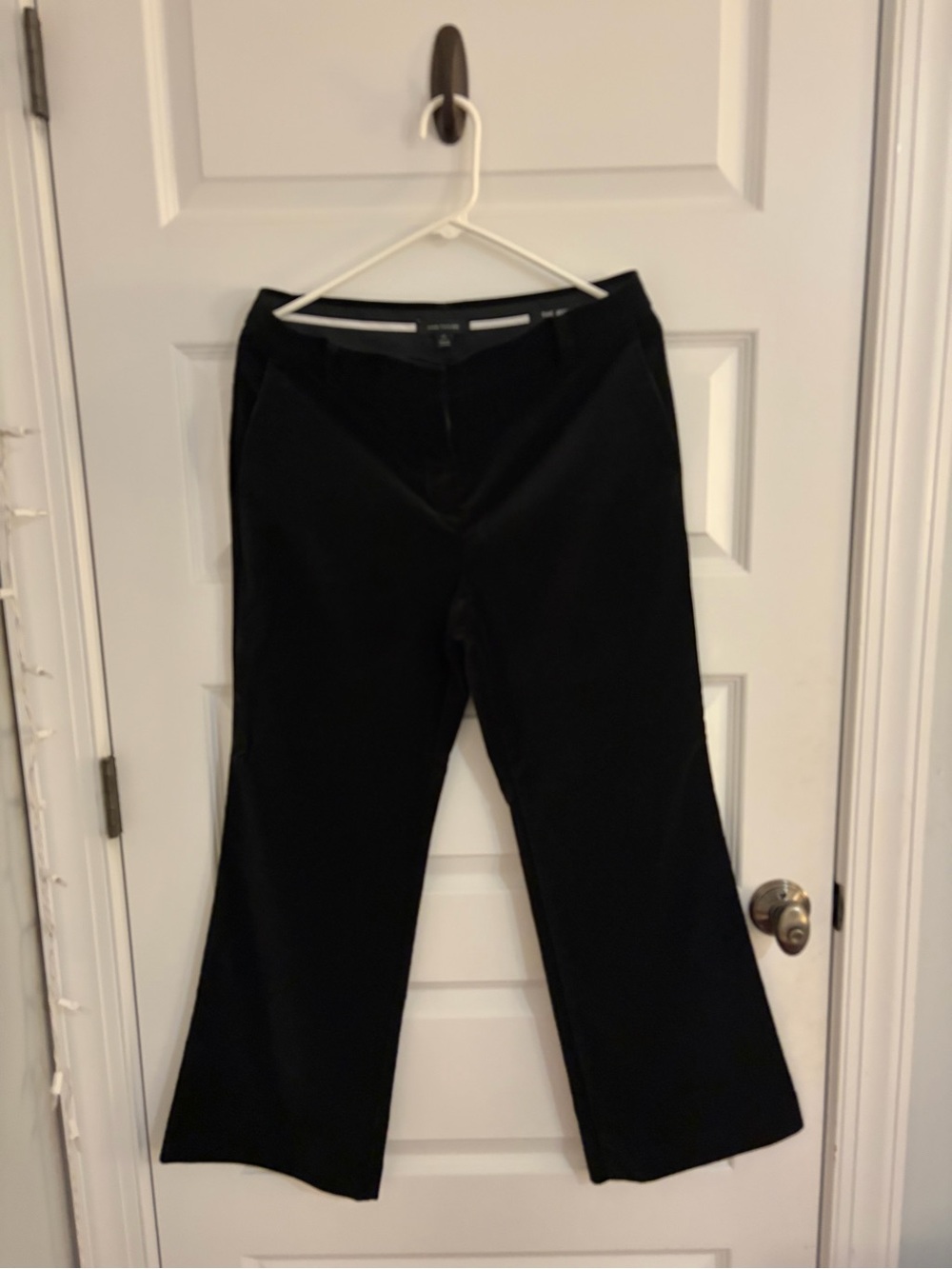 Black Velvet Women's Dress Pants